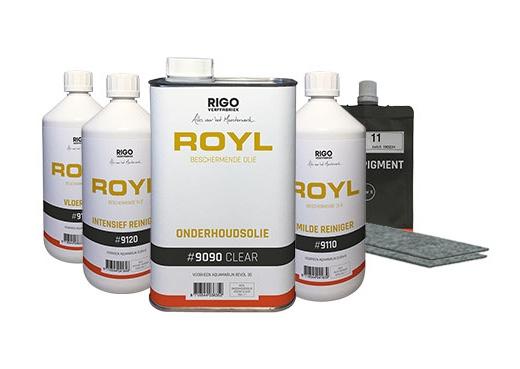 ROYL-onderhoudspakket met onderhoudsolie, reinigers en pigment